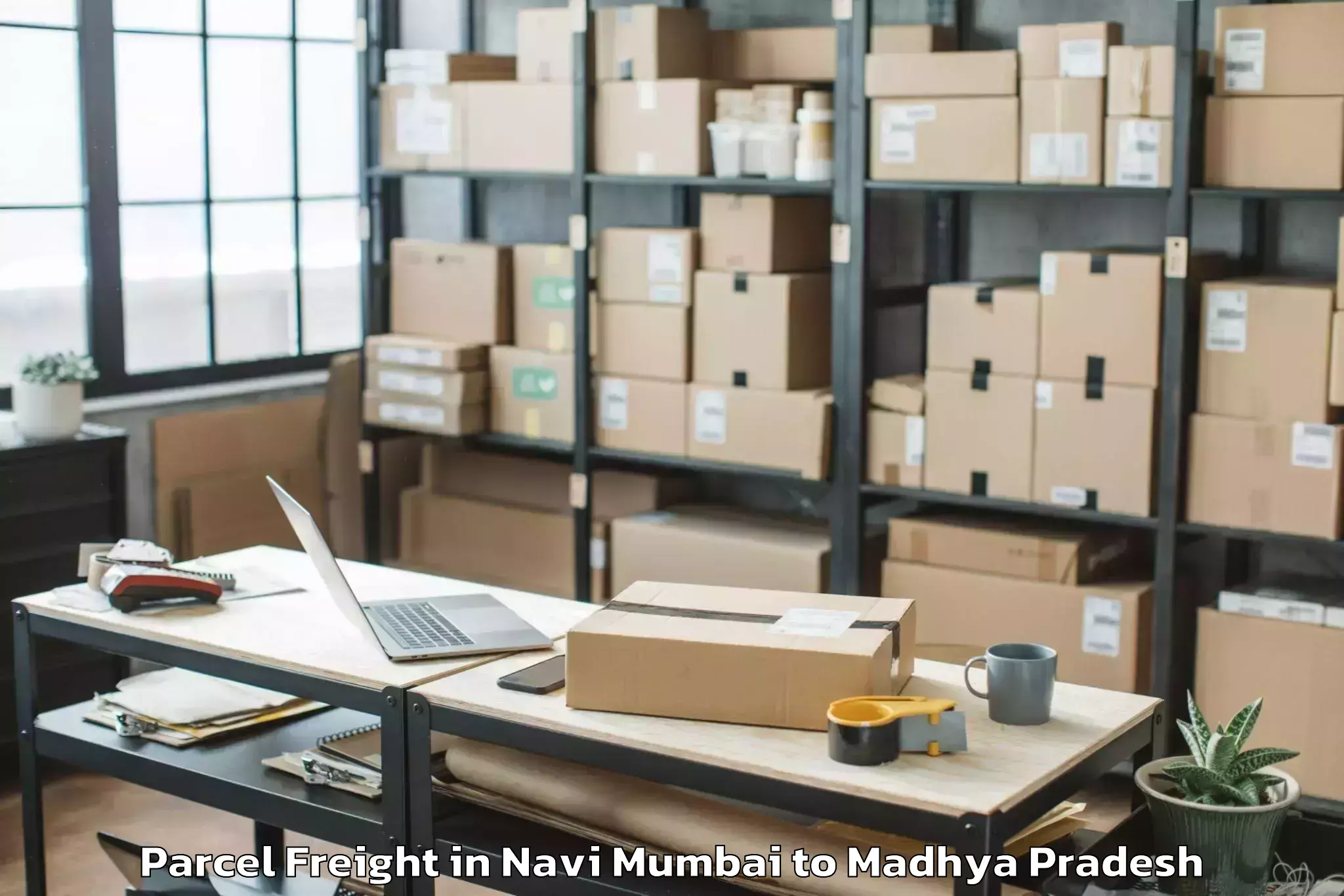 Trusted Navi Mumbai to Hoshangabad Parcel Freight